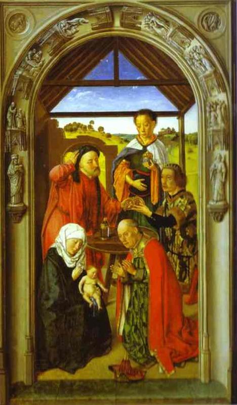 Dieric Bouts The Adoration of Magi. China oil painting art